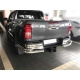 Защита заднего бампера "уголки" d-76+43 для Toyota Hilux VIII Рестайлинг 2020 – н.в.
