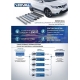 Пороги алюминиевые Rival Black для Volkswagen Touareg/Audi Q7 2009-2017